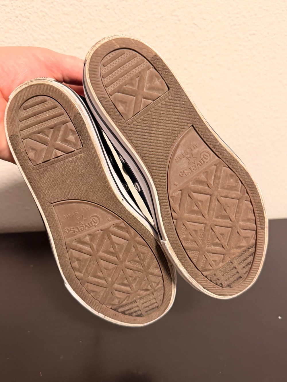 Converse Kids Low Top Sneakers in Black and White - Picture 5 of 6